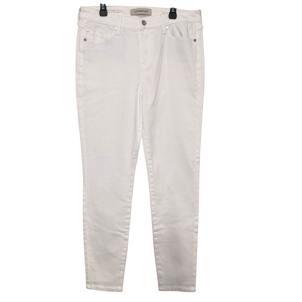 Liverpool The Ankle Skinny Jeans Womens 10/30 Bright White Stretch